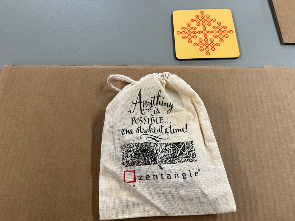zentangle workshop goodie bag